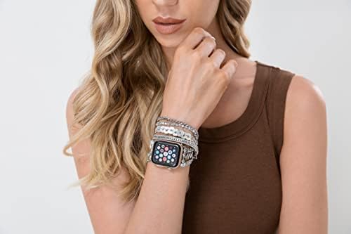 BOKIIWAY BOHO CASO CACO Compatibilan sa Apple Watch serija 8/5/2/1 / SE - Boemian Watch Band za žene - ručno