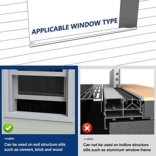Wintcomfort prozorski nosač klima uređaja, AC podrška za teške uslove rada sa 2 ruke, do 200 lbs, univerzalni