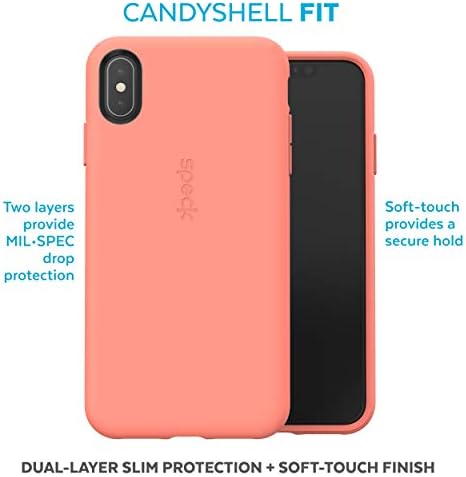 Speck proizvodi Candyshell iPhone XS maks futrola, kvarcna ružičasta / škriljevca siva