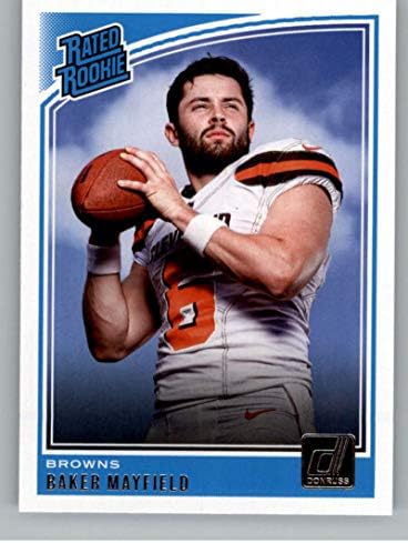 2018 Donruss Football # 303 Baker Mayfield RC Rookie Card Cleveland Browns ocijenjeno Rookie službena NFL trgovačka kartica