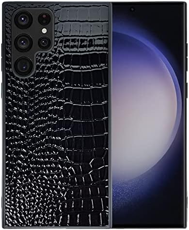 Samsung Galaxy S22 Case 6,1 inča za žene, DMAOS Crocodile Sintetic patentni kožni poklopac, klasična aligatorska