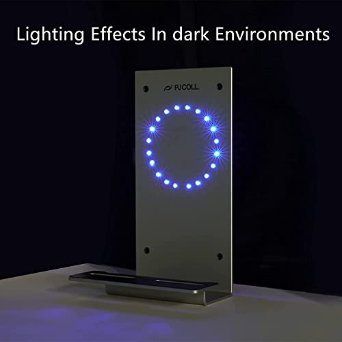 [Nadograđeno] Pjcoll aluminijumski zidni nosač za PlayStation 5 sa LED ambijentalnim svetlom, nije potreban
