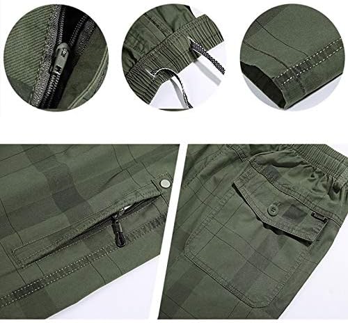 Ozmmyan Muški Camo Cargo Hratke za opuštene fit multi-džepne kratke hlače na otvorenom maskirne kratke hlače zavijaju planinarske radne vojske hlače