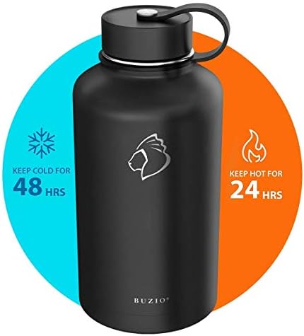 Buzio vakuumska izolirana boca od nehrđajućeg čelika 64oz sa uvređenom bocom za vodu za djecu, BPA besplatna