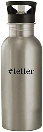 Knick Klack pokloni #tetter - 20oz boca za vodu od nehrđajućeg čelika, srebrna