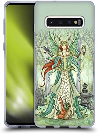 Dizajni za glavu Službeno licencirani Amy Brown Maine Fairy Fairy, Fox & Owl Magicl Fairies Soft Gel Case kompatibilan sa Samsung Galaxy S10