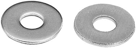 WSHR-102805 m5x10mm nehrđajući čelik okrugla ravna perilica za vijak za vijak 100pcs