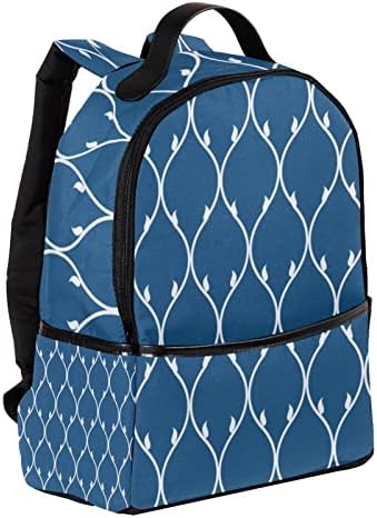 VBFOFBV putni ruksak, backpack laptop za žene muškarci, modni ruksak, japanske opružne mornarice plave riblje linija