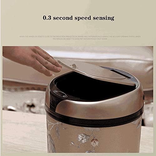 LXXSH 6L 8L 12L Induktivni tip Kan za smeće Pametna senzora Automatska kuhinja i toalet smeće bin od nehrđajućeg čelika otpad