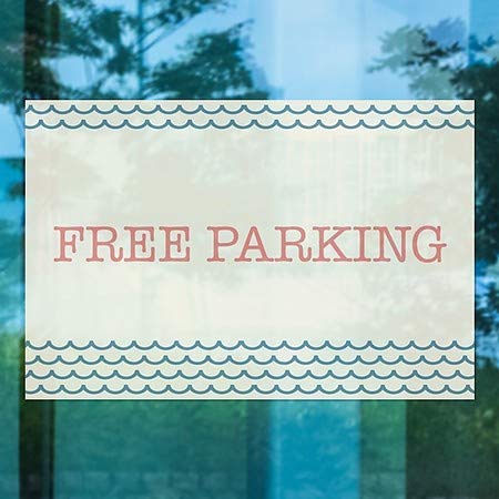 CGsignLab | Besplatni parking -Natični val Cling Cling | 27 x18