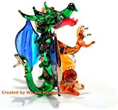 Ručno rađena mini zmaj umjetnička stakla puhala vilinska priča za staklenu staklenu figuricu - model y
