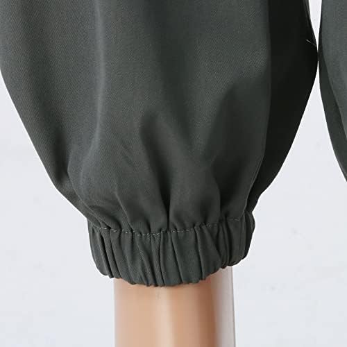 Dvije komade odjeće za žene hlače Ležerne prilike 2023 Teretne hlače Žena opuštena fit baggy odjeća Crne hlače visoki struk
