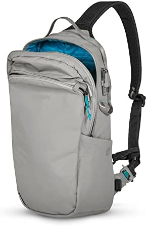 Pacsafe ECO 12L ruksak protiv krađe, Econoyl Gravity Grey