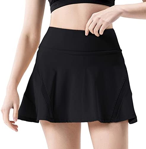 Yoga šorc suknje za žene Custom Soild Custom Custom Gambers Visokim strukom Trčanje pilates Workout Soft