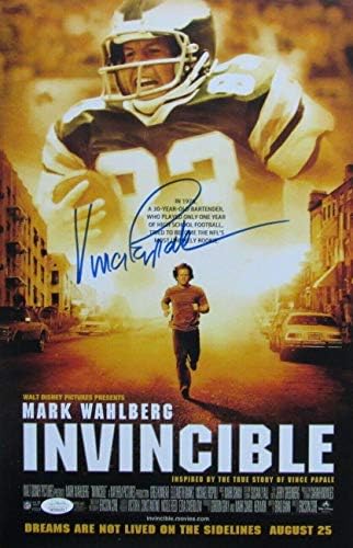 Vince Papale Eagles Autographing / potpisan 11x17 nepobjediva fotografija / poster JSA 154261 - AUTOGREME NFL Photos