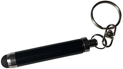 Boxwave Stylus olovkom Kompatibilan je sa Zebra TC53 - Bullet Capacitiv Stylus, Mini olovka sa ključem za privjesak za zebru TC53 - Jet Black