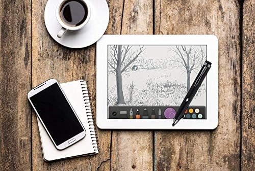 Bronel Black Mini fine tačke digitalne aktivne olovke kompatibilno sa LENOVO 300E 2-u-1 11,6 inčni laptop