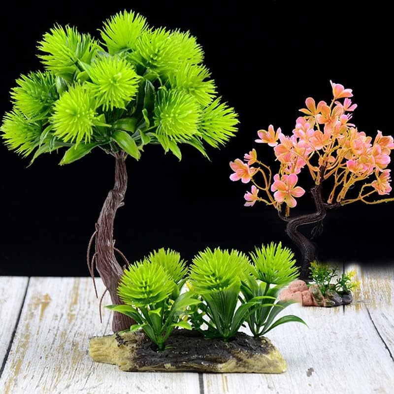 TJLSS umjetni plastični borovi akvarijski dekor dodatna oprema za kućnu kancelariju dekoracija akvarijum Kamenjar Bonsai ornament Decor
