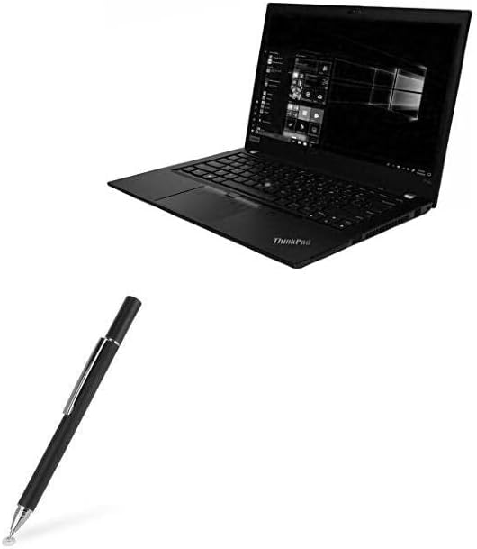 Boxwave Stylus olovka kompatibilan sa Lenovo ThinkPad P14S - Finetouch Capacitive Stylus, Super Precizno Stylus olovka za Lenovo ThinkPad P14S - Jet Black