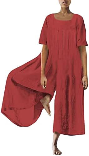 Kozmetičke kombinezone žene Žene Elegantne ležerne hlače sa kratkim rukavima sa šljokicama sa kratkim rukavima