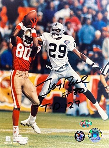 Jerry Rice Oakland Raiders NFL 8x10 potpisala je fotografija PSA J44475 - AUTOGREME NFL Photos