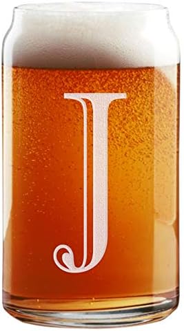 Kompanija pjegavih pasa urezana Monogram 16oz limenka stakla za sodu ili pivo , personalizirani pokloni