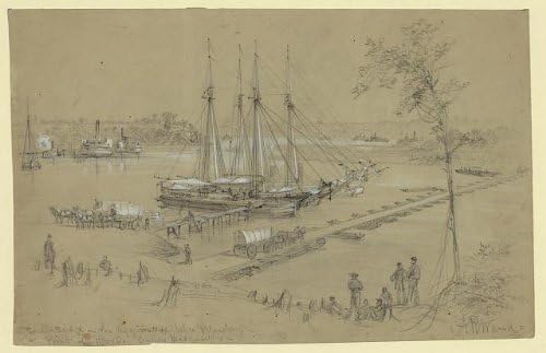 HistoricalFindings Foto: Američki građanski rat,pontonski most,Appomattox,Point of Rocks,Butler, Greyhound