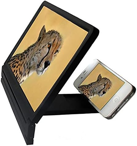 Wpyyi 8,2-inčni 3D ekran za mobilni telefon Magnifier HD Video amp nosač Postolja za Lifier sa sklopivim