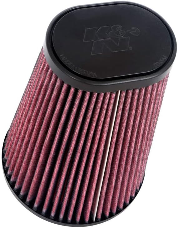 K & N Universal CLAMP-on Filter za zrak: Visoke performanse, premium, Perwer, Zamjenski filter: Prečnik prirubnice: 4,5 in, filter visina: 8 in, prirubnica Dužina: 0.625 in, oblik: suženi oval, ru-1021