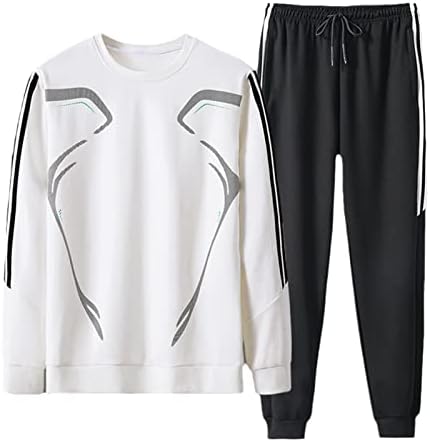 Muški tekući setovi crni pulover Sportska odjeća za trčanje trenerke Muške odijele + pant 2pcs setovi za