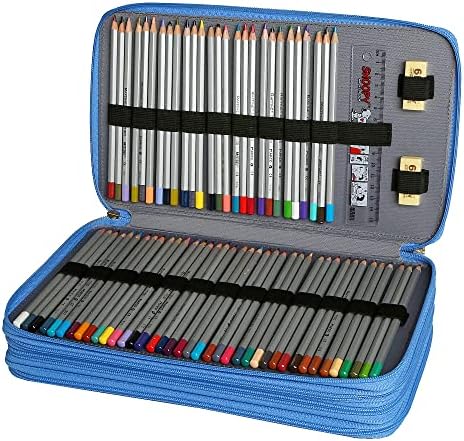 Lbxgap prijenosni Slot za organizator kućišta u boji drži 300 komada olovaka sa uzorkom ispisa za Prismacolor