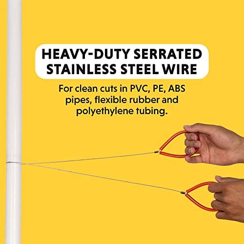 Opći Alati PVC cijev za kablovsku pilu # 858-24 inča - nazubljene i rezane PVC, PE i ABS cijevi - ručni alati