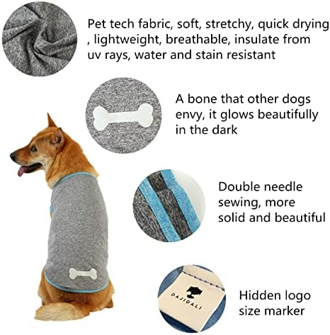Dajidali majica za pse i mačka u tehničkoj tkanini sa blistavim otiskom, kućnim ljubimcima za velike, srednje