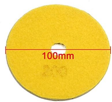 Aexit Yellow Granit-e abrazivni kotači i diskovi Mramorni betonski kamen mrlja 4 '' promjer dijamantskih kotača za poliranje jastučića