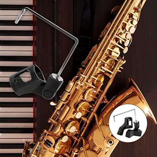 SUPVOX 1 Set Sax stalak za mikrofon Stezaljka za ruku sa stezaljkom za ruku saksofona držač za mikrofon