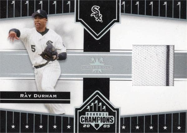 Ray Durham Igrač Igrač za patch Baseball Card 2005 Donruss Impresioni prvaka 125 - MLB igra polovne dresove