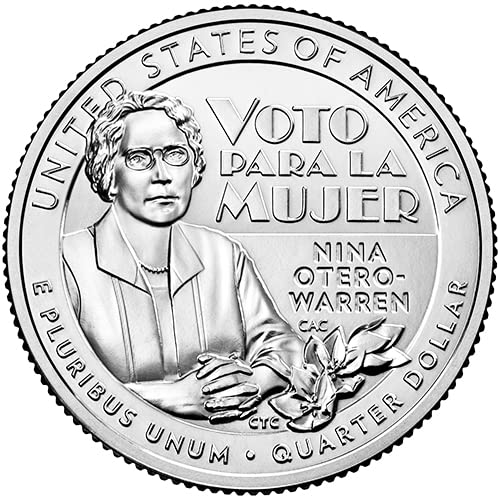 2022 S BU American Women Quarter Nina Otero-Warren Četvrt / Izbor Neprirkulirano američko metvica