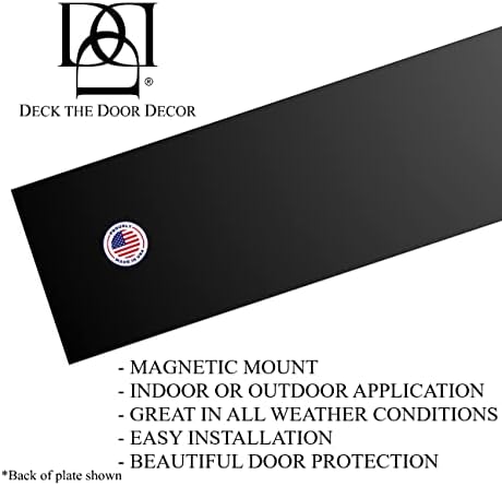 Deck dekor vrata / pas ogrebotina vrata za zaštitu ploča & Kick Plate-sjajna mesing Magnetic Mount