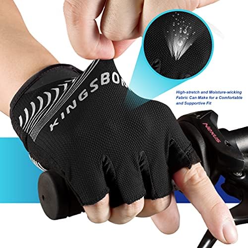 KINGSBOM biciklističke rukavice, biciklističke rukavice koje apsorbuju udarce sa laganim silikonskim gel
