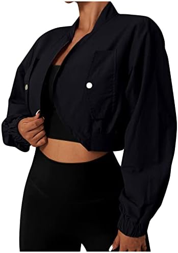 NOKMOPO matični džemper ženski modni casual dugih rukava pune boje V-izrez vanjski fitnes zbori vrh