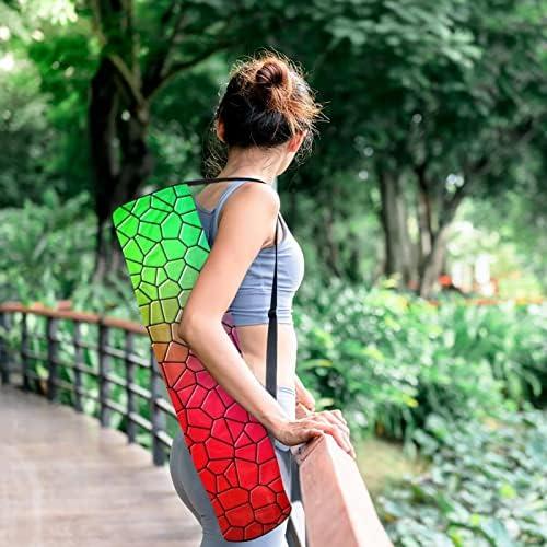 Yoga Mat torba, mozaik pozadina teksture Tiles Vježba Yoga Mat Carrier full-Zip Yoga Mat torba za nošenje
