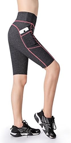 Annoli ženske duljine koljena biciklističke kratke hlače u tijesnim kompresijskim joga šorc sa džepovima
