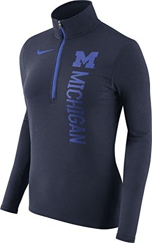 Nike ženski Michigan Wolverines suhi element četvrt-zip jakna - Heatherd Mornary