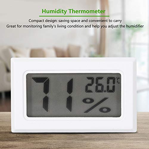 Digitalni LCD higrometar, L25-204Y monitor za vlažnost termometra za dom, ured, staklenik