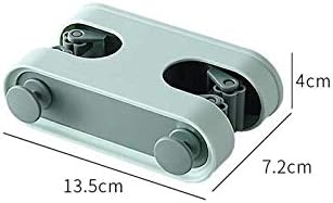 Priključak 1pc Držač mop držača Zidna kupaonica za skladištenje za skladištenje kuhinje za kuke za kuke