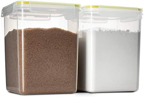 Komax posude za brašno i šećer sa poklopcima – izuzetno veliki hermetički zatvoreni kontejneri za skladištenje