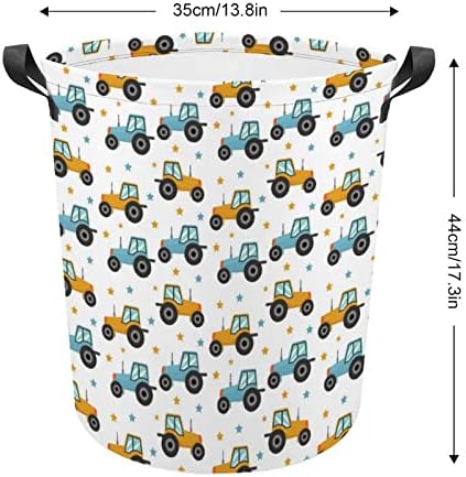 Traktorski uzorak korpe za veš torba za veš torba za pranje torba za skladištenje sklopiva visoka sa ručkama