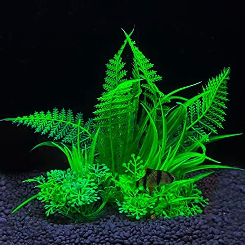 TANOMA umjetne akvarijske biljke plastike, lažne biljke za akvarijum akvarijum, realistična biljka 10kom