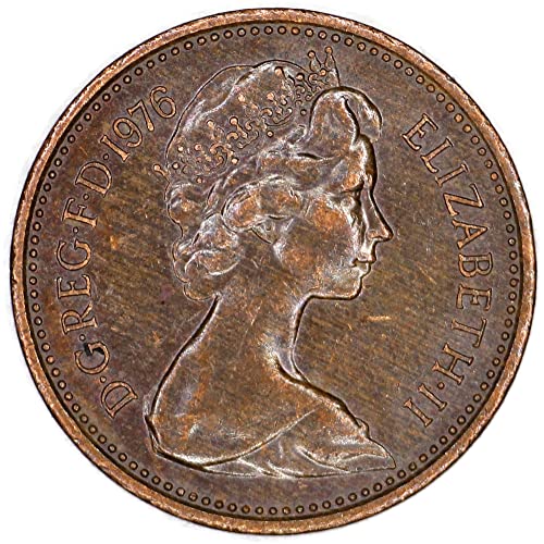 1976 uk Elizabeth II 2. portret Woody 1 novi novčić vrlo dobro