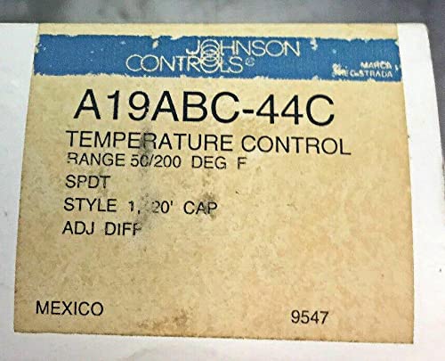 Johnson kontrolira A19ABC-44C A19 Series Control temperature, 20 'kapa